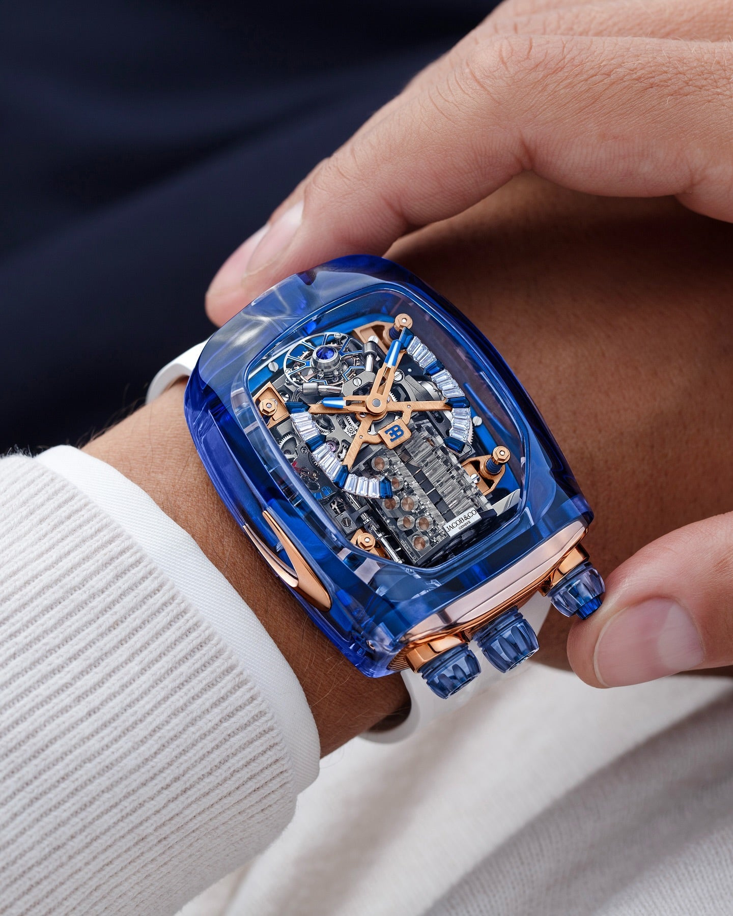Limited Edition Jacob & Co. Bugatti Chiron Tourbillon watch
