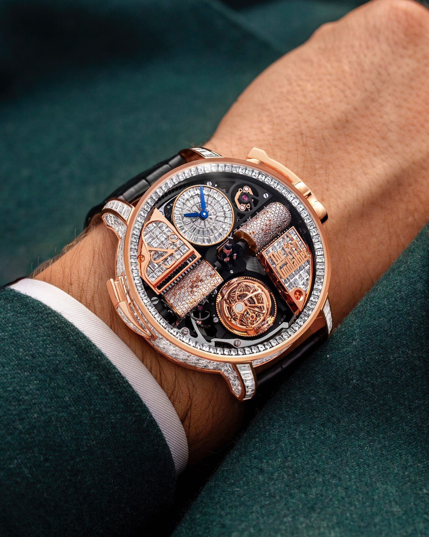 Limited Edition Jacob & Co. Opera Godfather Baguette watch