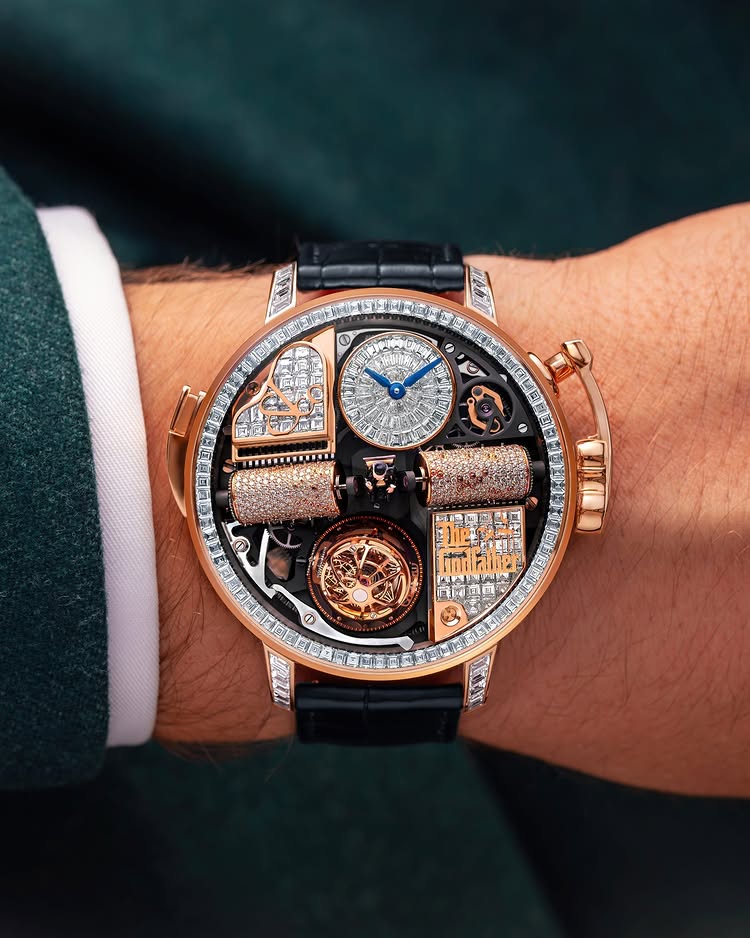 Limited Edition Jacob & Co. Opera Godfather Baguette watch